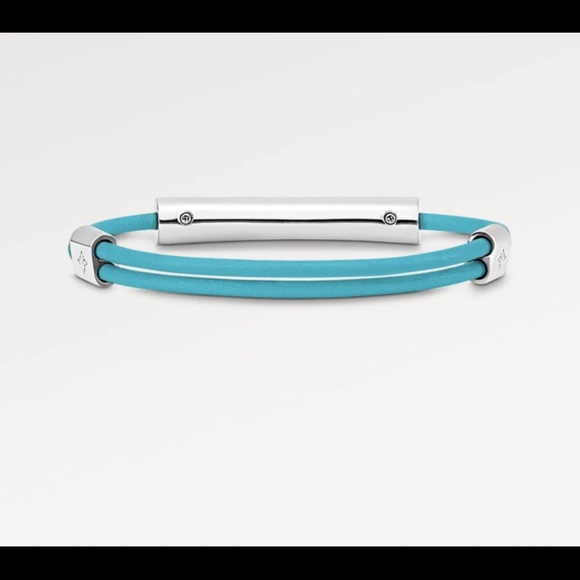 LOUIS VUITTON CHAMPS ELYSÉES BRACELET TURQUOISE - Picture 8 of 10